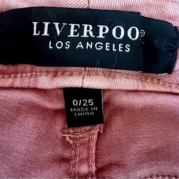Liverpool NWT Pink Abby Ankle Skinny Jeans - Size 0/25 - Picture 11 of 13